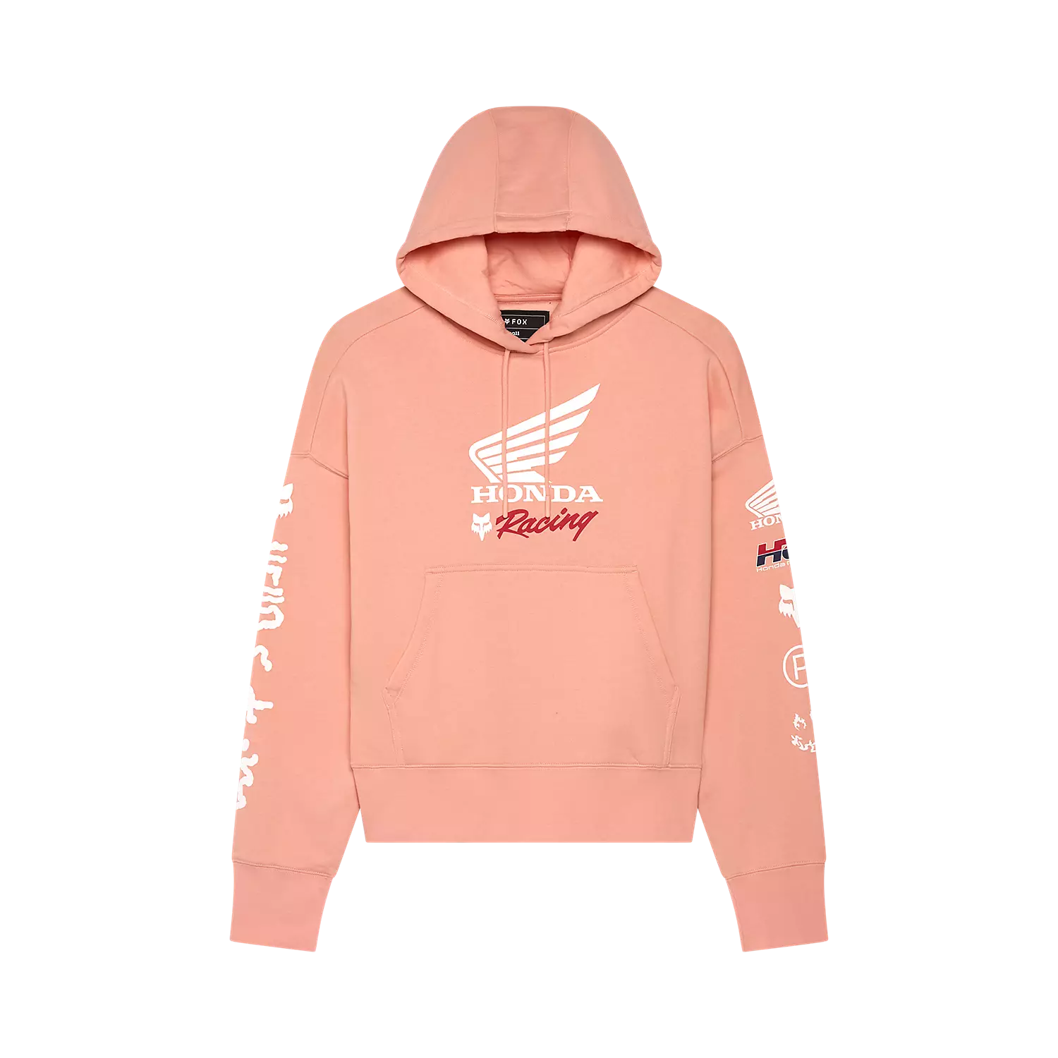 Fox Apparel Pale Pink / X-Small Fox Racing x Honda Women's Oversized Pullover Fleece Hoodie – 2025 Limited Edition 33574-273 XS Jorgensen Powersports