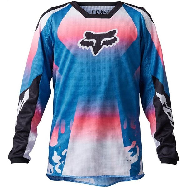 Fox Apparel Pink Fox 180 Morphic Jersey Youth Large 30486-430-YL 191972730924 Jorgensen Powersports