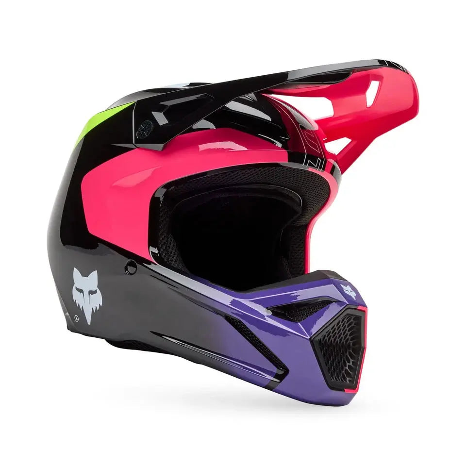 Fox Apparel Pink / Youth Medium Fox V1 Elevated Helmet Youth 2025 33549-170 YM Jorgensen Powersports