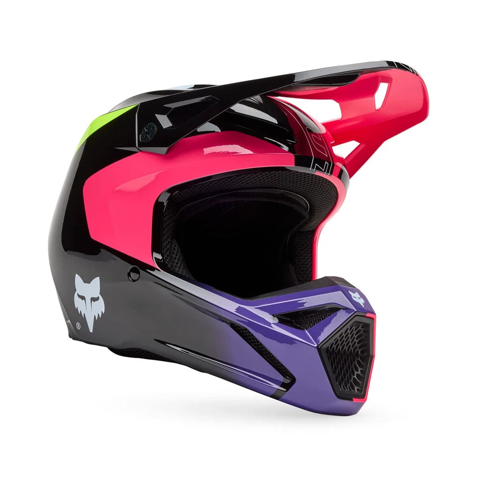 Fox Apparel Pink / Youth Medium Fox V1 Elevated Helmet Youth 2025 33549-170 YM Jorgensen Powersports