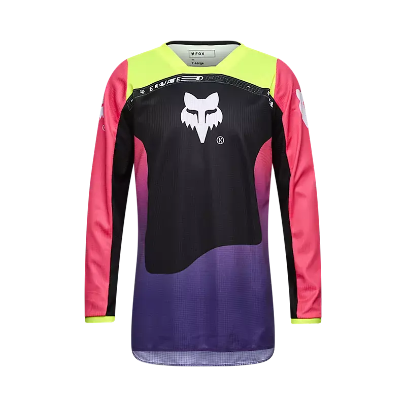 Fox Apparel Pink / Youth Small Fox Racing 180 Elevated Youth Jersey – 2025 Kids Motocross Gear 33551-170 YS Jorgensen Powersports