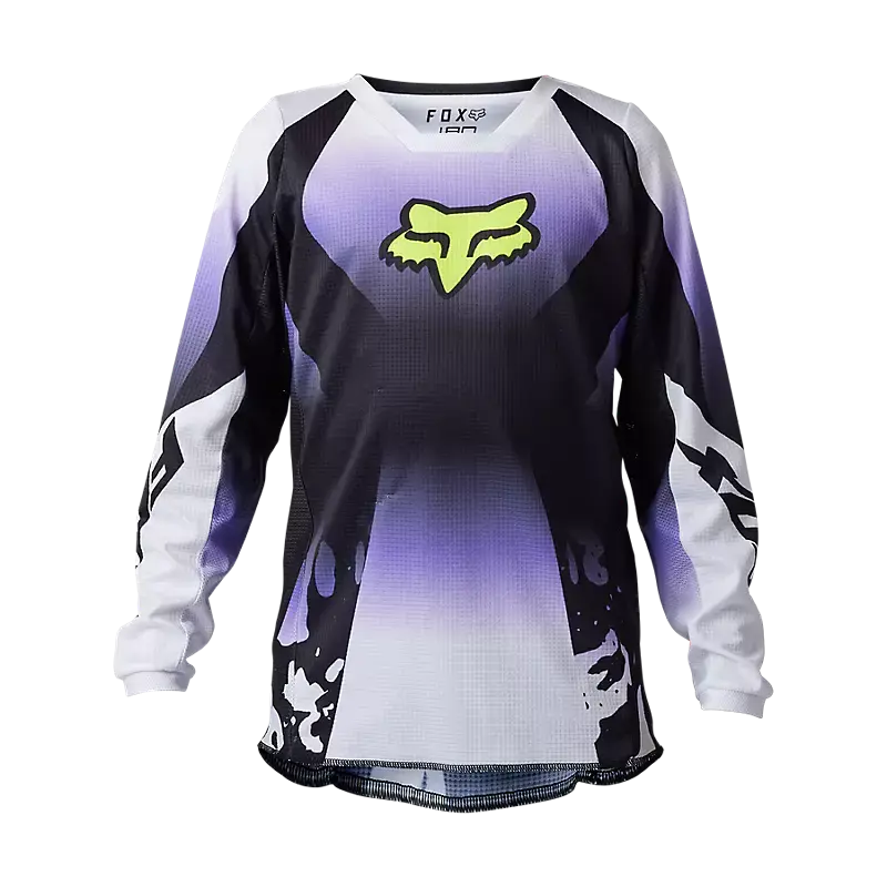 Fox Apparel Purple Fox 180 Morphic Jersey Youth Large 30486-018-YL 191972754548 Jorgensen Powersports