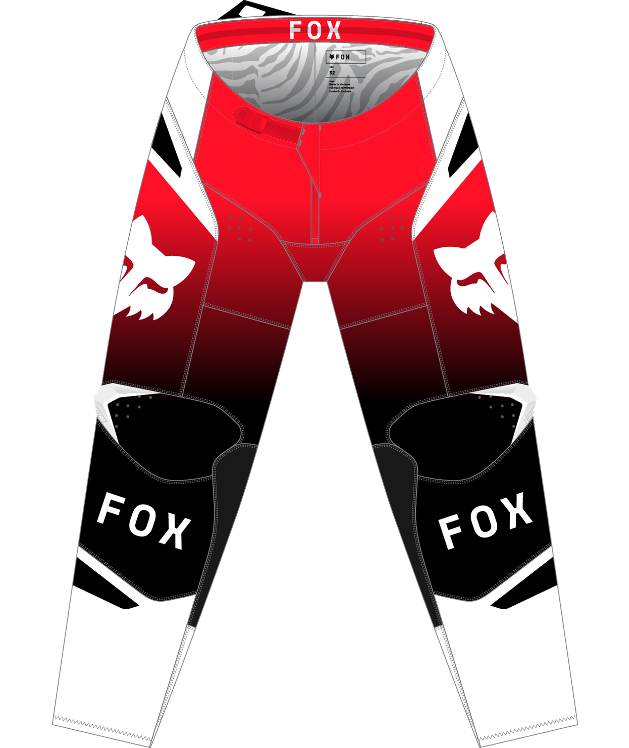 FOX Apparel Red / 30 FOX 180 Shield Pants 36347-110-30 198571035597 Jorgensen Powersports
