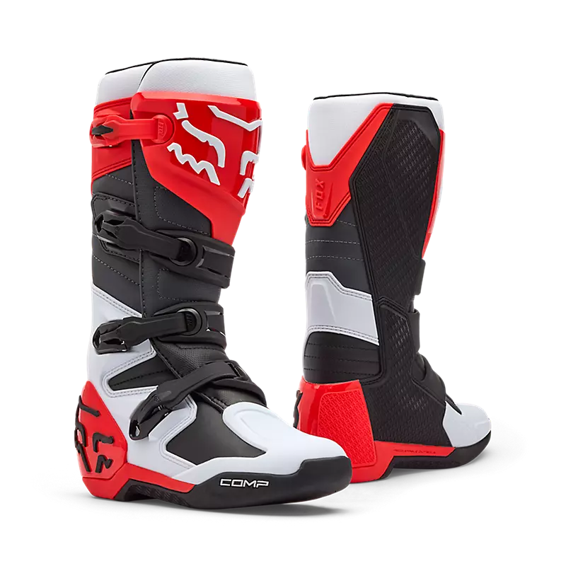 FOX Apparel Red / 9 FOX Comp Boots 36362-047-9 198571052686 Jorgensen Powersports
