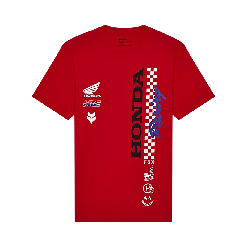 Fox Apparel Red / Small Fox Racing x Honda Men's Graphic Tee – 2025 Limited Edition 33422-003 S Jorgensen Powersports