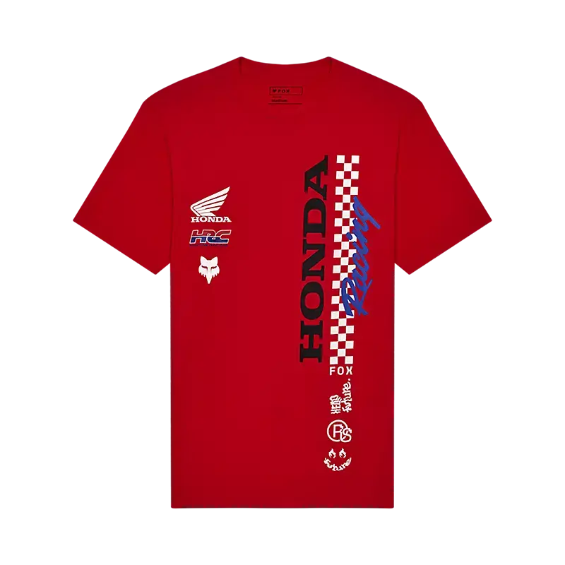 Fox Apparel Red / Small Fox Racing x Honda Men's Graphic Tee – 2025 Limited Edition 33422-003 S Jorgensen Powersports