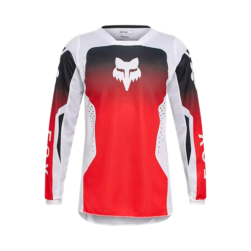 FOX Apparel Red / Youth Small FOX Youth 180 Shield Jersey 36328-110-YS 198571035818 Jorgensen Powersports