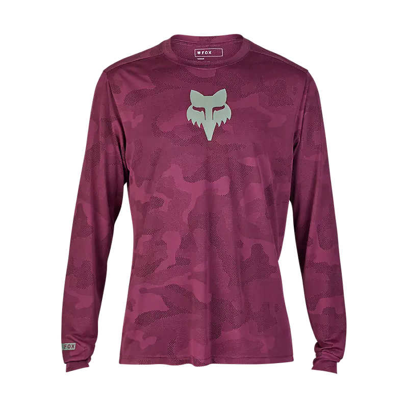 Fox Apparel Sangria / Small Fox Ranger TruDri Long Sleeve Jersey 32365-552-S 191972910265 Jorgensen Powersports