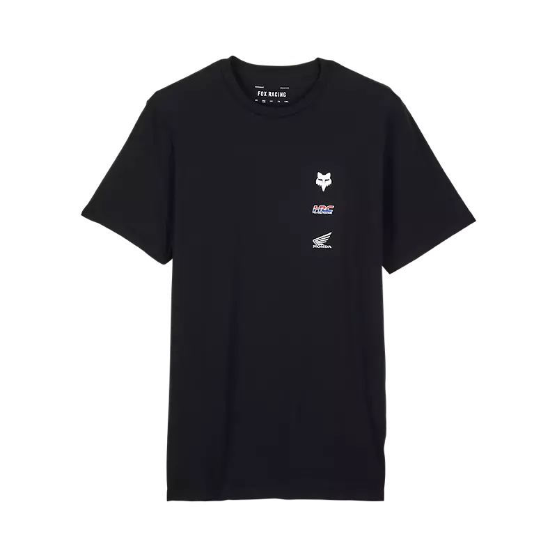 Fox Apparel Small / Black Fox X Honda Premium Tee II 32059-001-S 191972878343 Jorgensen Powersports