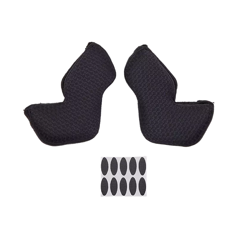 Fox Apparel Small Fox Dropframe Pro Standard Cheek Pads 32602-001-S 191972816864 Jorgensen Powersports