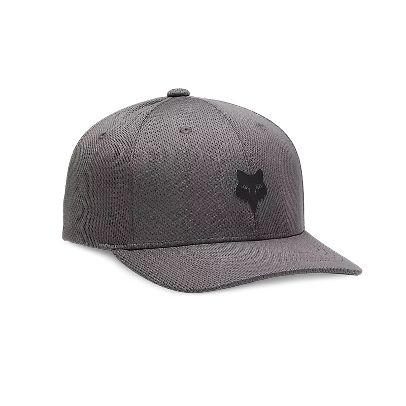 Fox Apparel Steel Grey Fox Lithotype 110 Snapback Hat Youth 31806-172-OS 191972861758 Jorgensen Powersports