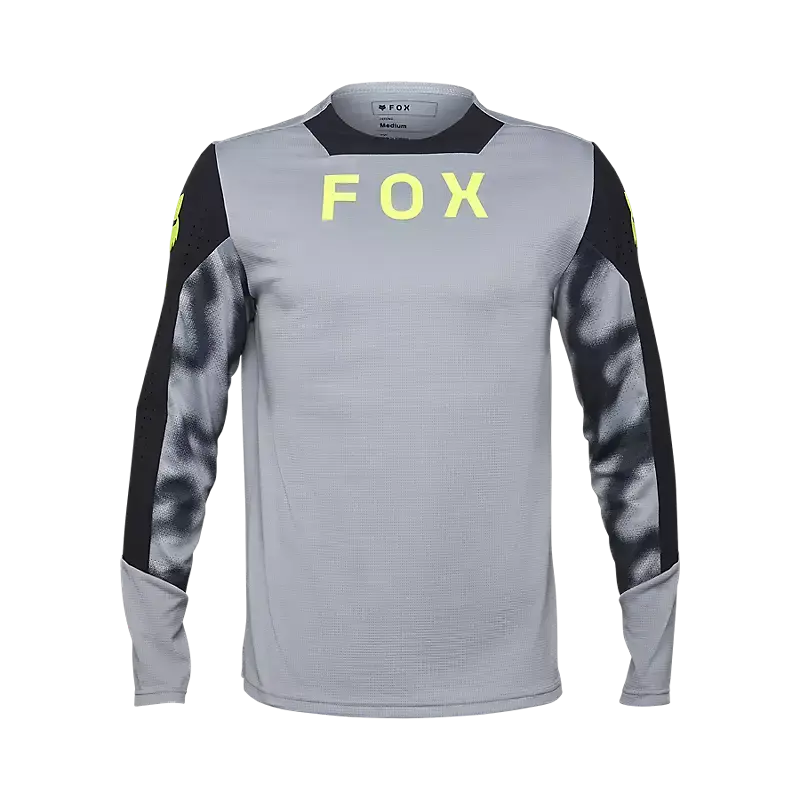 Fox Apparel Steel Grey / Small Fox Defend Taunt Long Sleeve Jersey 32369-172-S 191972962004 Jorgensen Powersports