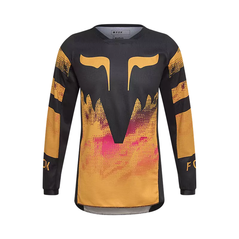 FOX Apparel Tangerine / Youth Small FOX Youth 180 Kairos Jersey 36312-279-YS 198571047194 Jorgensen Powersports