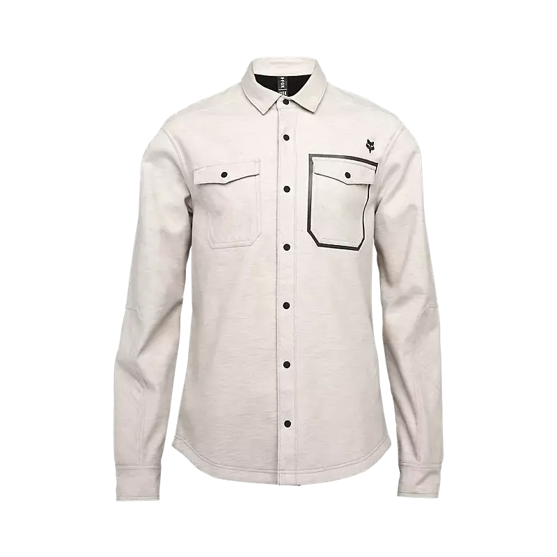 Fox Apparel Vintage White / Small Fox Defend Drive Windbloc® Flannel Shirt 32084-579-S 191972912818 Jorgensen Powersports