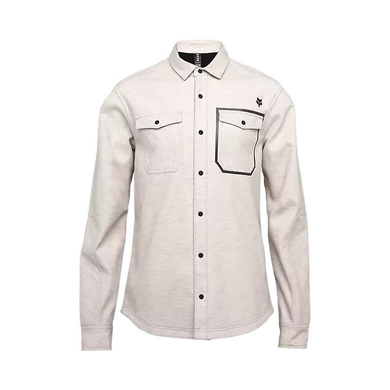 Fox Apparel Vintage White / Small Fox Defend Drive Windbloc® Flannel Shirt 32084-579-S 191972912818 Jorgensen Powersports