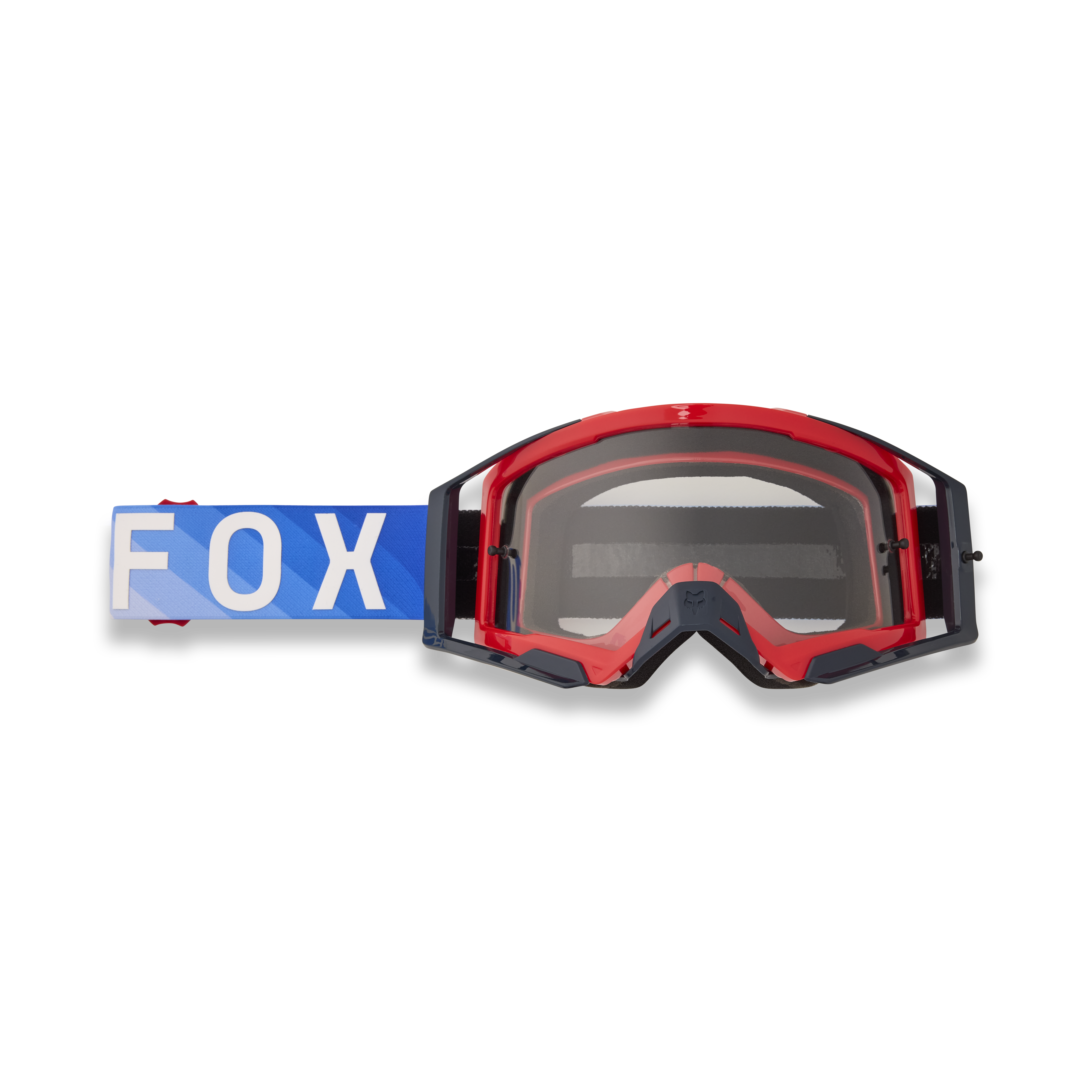 Fox Apparel White/Blue / Adult Fox Airspace Fade Goggles 2025 33521-059 OS Jorgensen Powersports