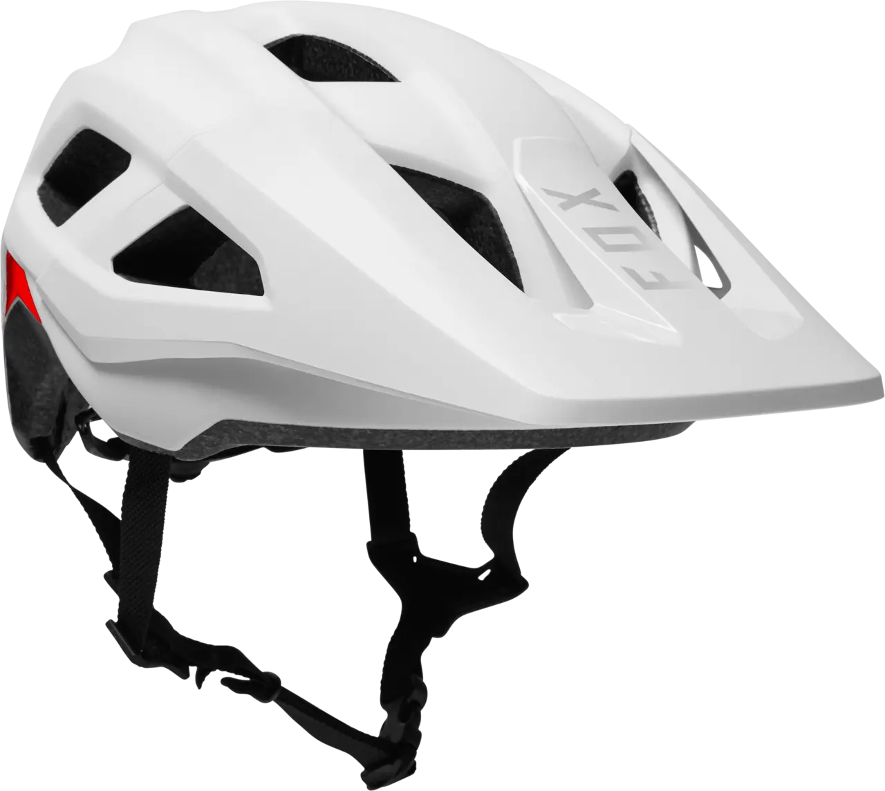 Fox Apparel White Fox Mainframe Helmet Youth 28983-008-OS 191972712159 Jorgensen Powersports