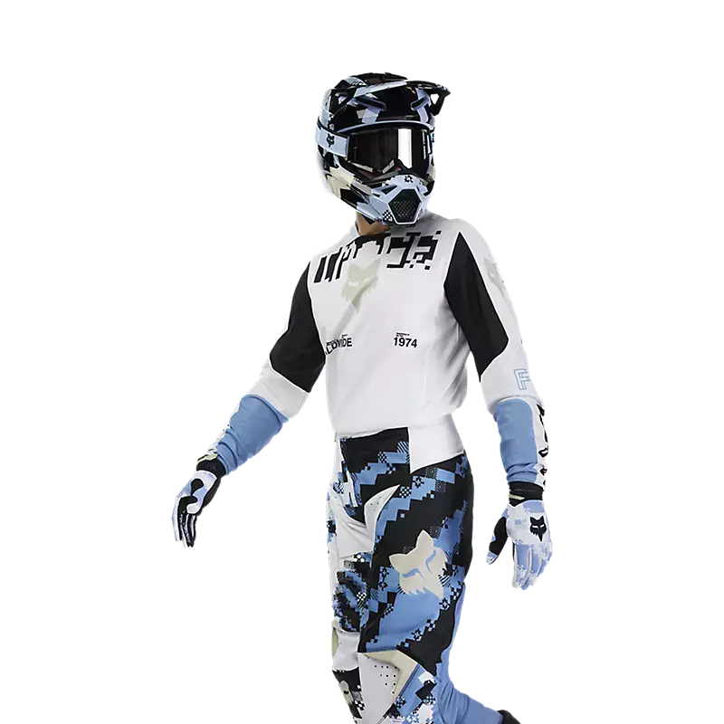 Fox Apparel White / Small Fox Racing 180 Digi Image Motocross Jersey – 2025 MX Race Gear 33535-008 S Jorgensen Powersports