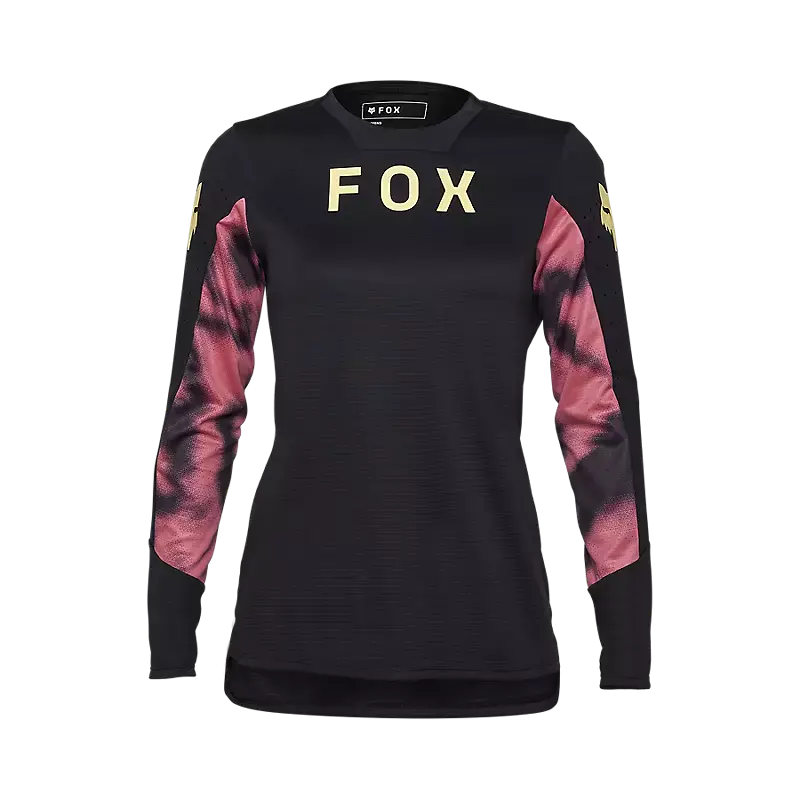 Fox Apparel X-Small Fox Women's Defend Taunt Long Sleeve Jersey 32158-001-XS 191972926488 Jorgensen Powersports