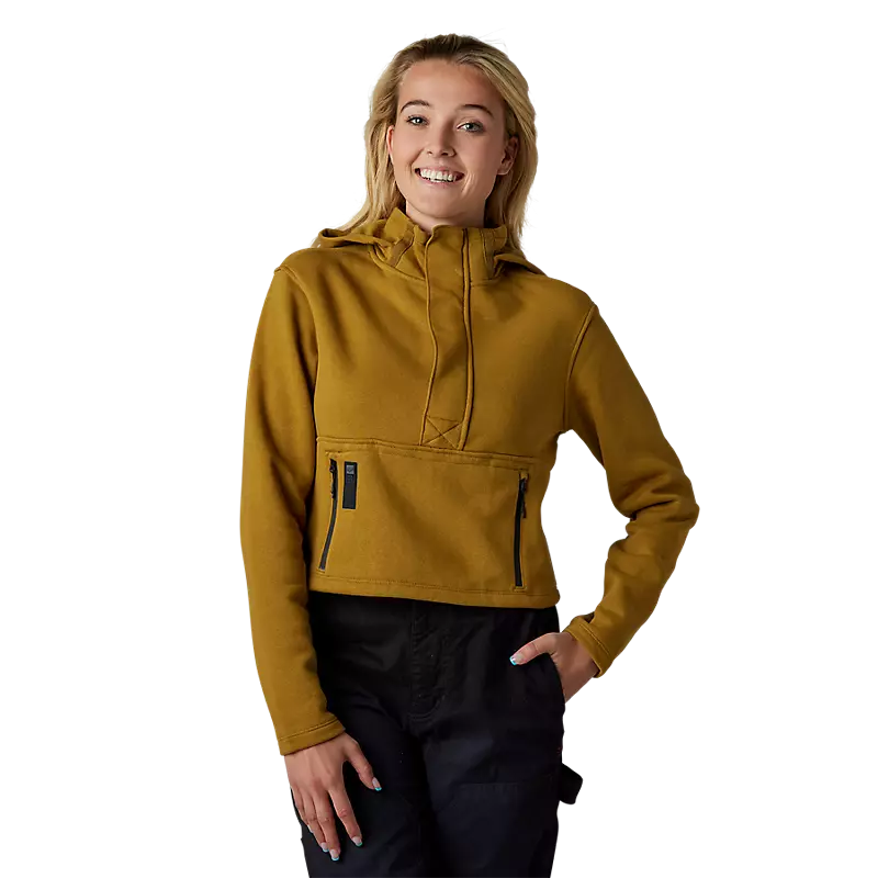 Fox Apparel Yellow / Medium Fox Women's Calibrated Water Resistant Zip Hoodie 29129-213-M 191972681752 Jorgensen Powersports