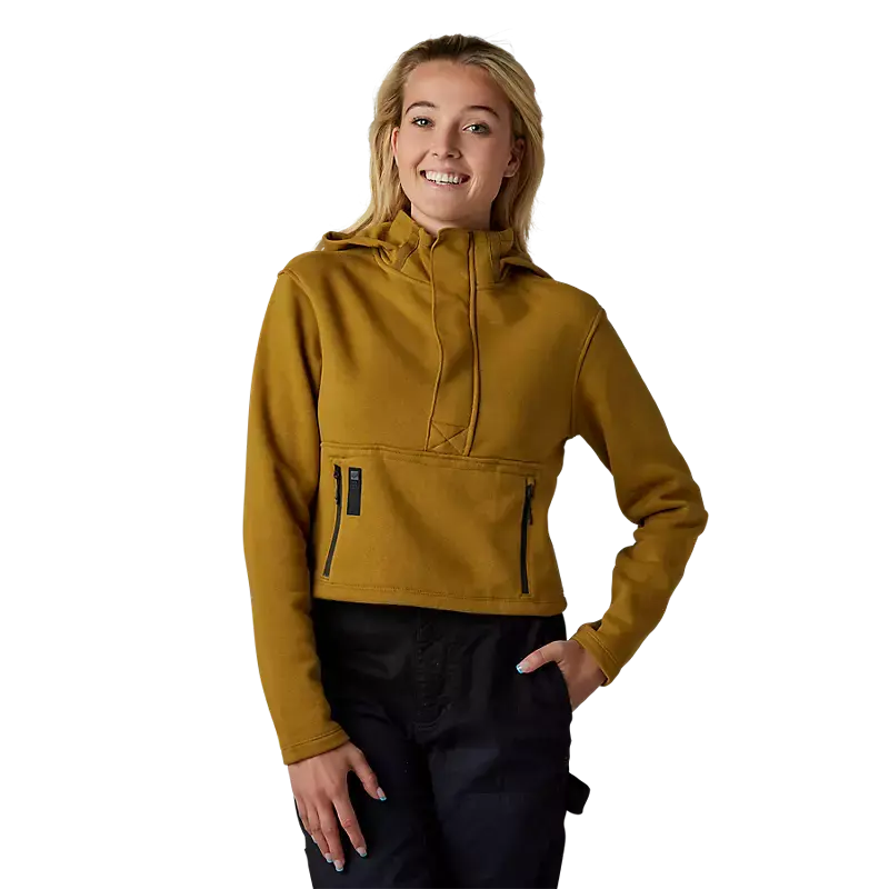 Fox Apparel Yellow / Medium Fox Women's Calibrated Water Resistant Zip Hoodie 29129-213-M 191972681752 Jorgensen Powersports