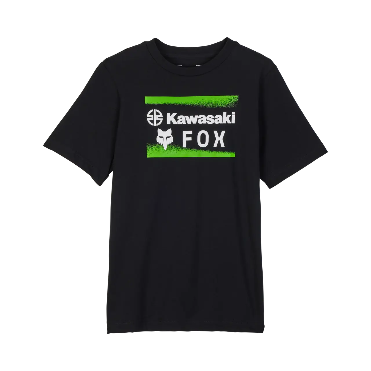Fox Apparel Youth Small Fox X Kawasaki Tee Youth 32301-001-YS 191972879982 Jorgensen Powersports