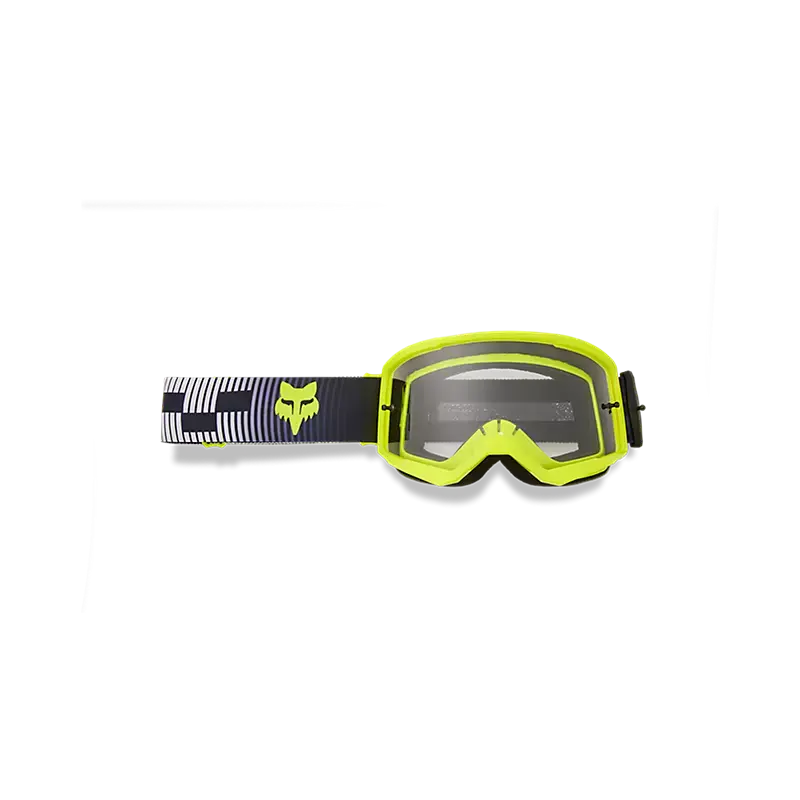 FOX Yellow FOX Main Collect Goggles 36415-086-OS 198571037584 Jorgensen Powersports