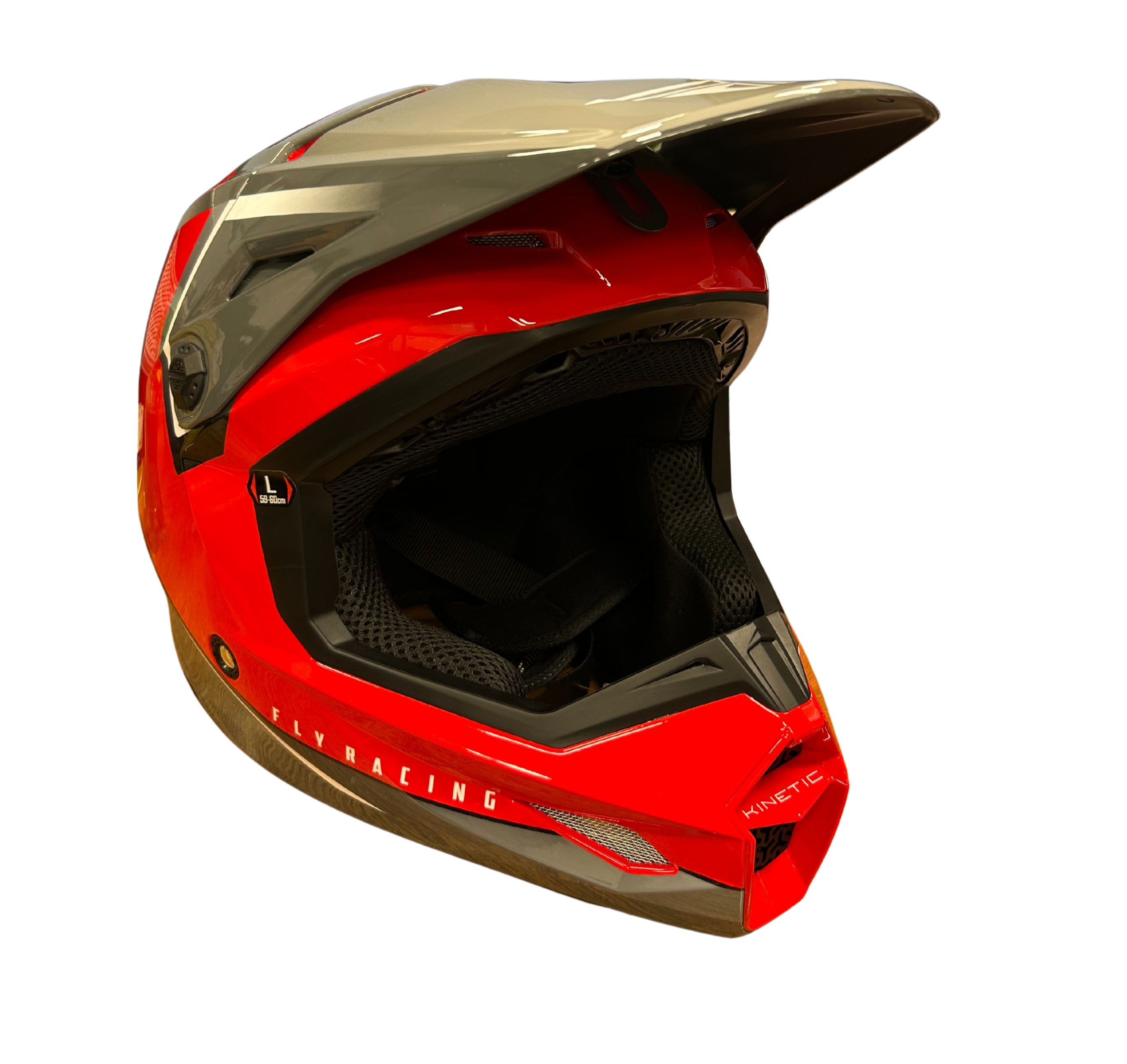 Pre-Owned: FLY RACING KINETIC VISION HELMET SIZE LARGE Fly