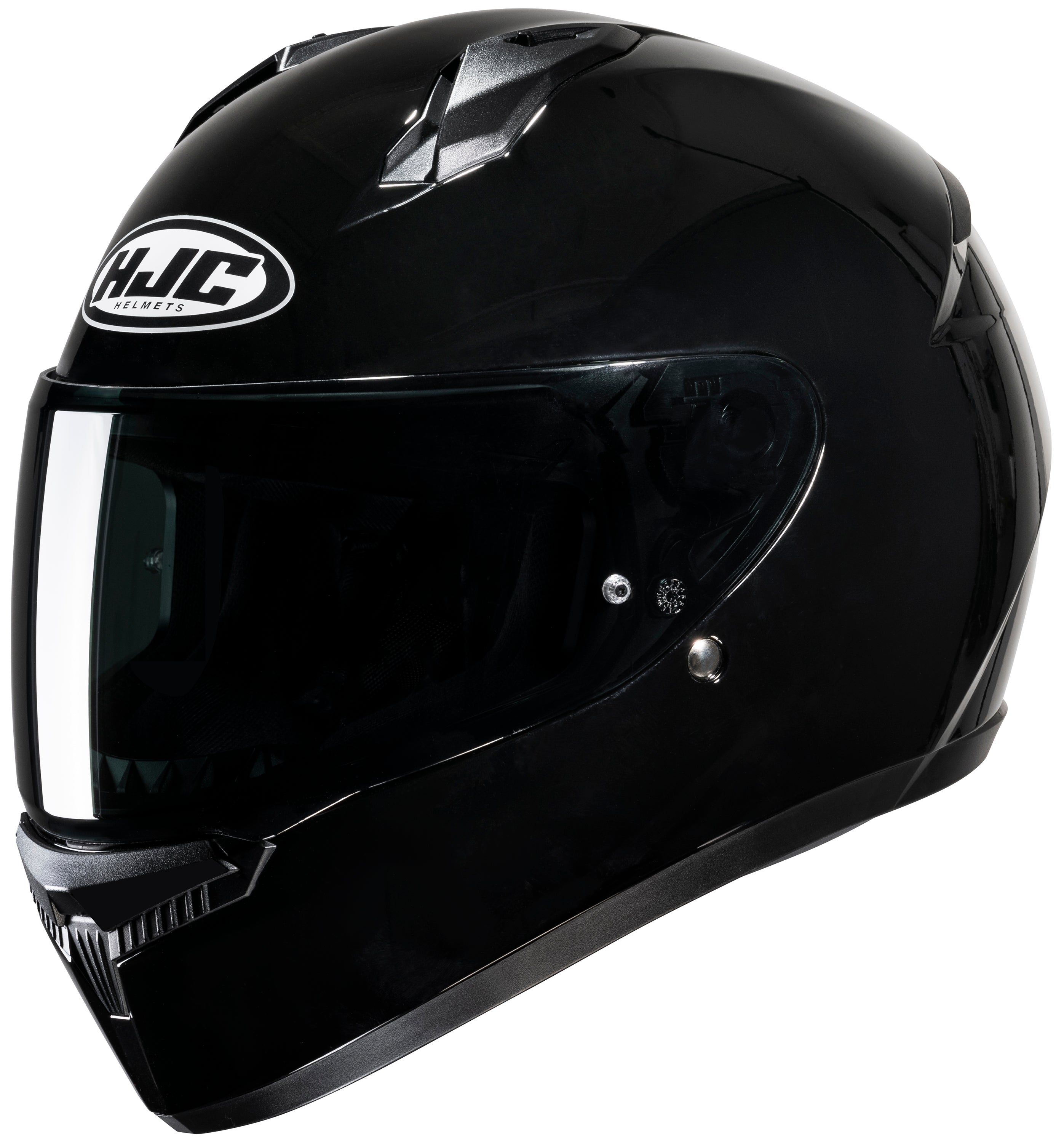 HJC Apparel Black / Small HJC C10 Street Motorcycle Helmet 0825-0105-04 Jorgensen Powersports