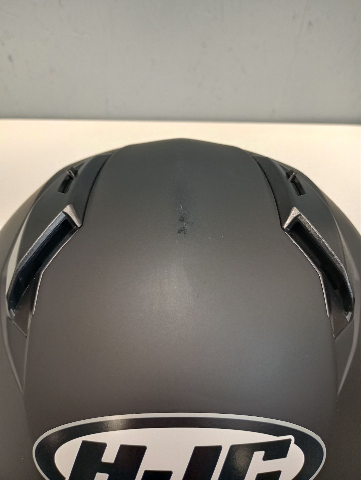 HJC Apparel HJC C10 Street Motorcycle Helmet (Semi Flat Black, Medium) USED 0825-0135-05 U 190501216601 Jorgensen Powersports