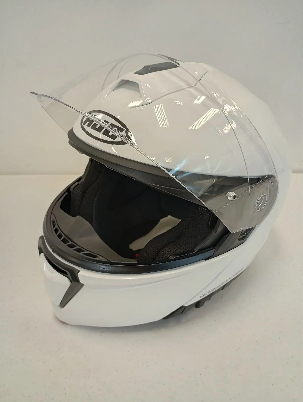 HJC Apparel HJC i90 Street Helmet (White, X-Large) Defect 0843-0109-07 U Jorgensen Powersports