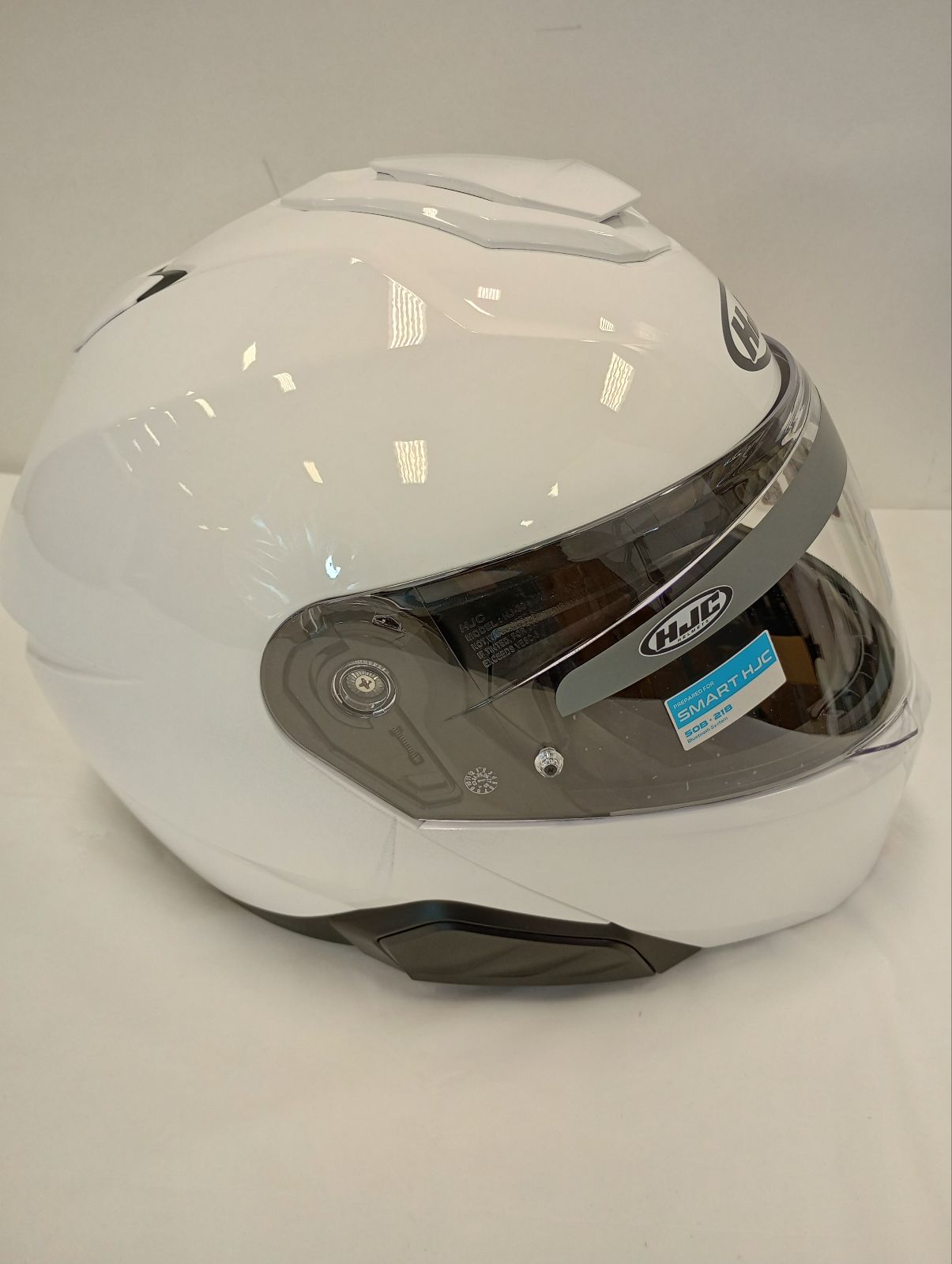 HJC Apparel HJC i91 Modular Helmet (Large, White) USED 0848-0109-06 U B09385MLW3 Jorgensen Powersports