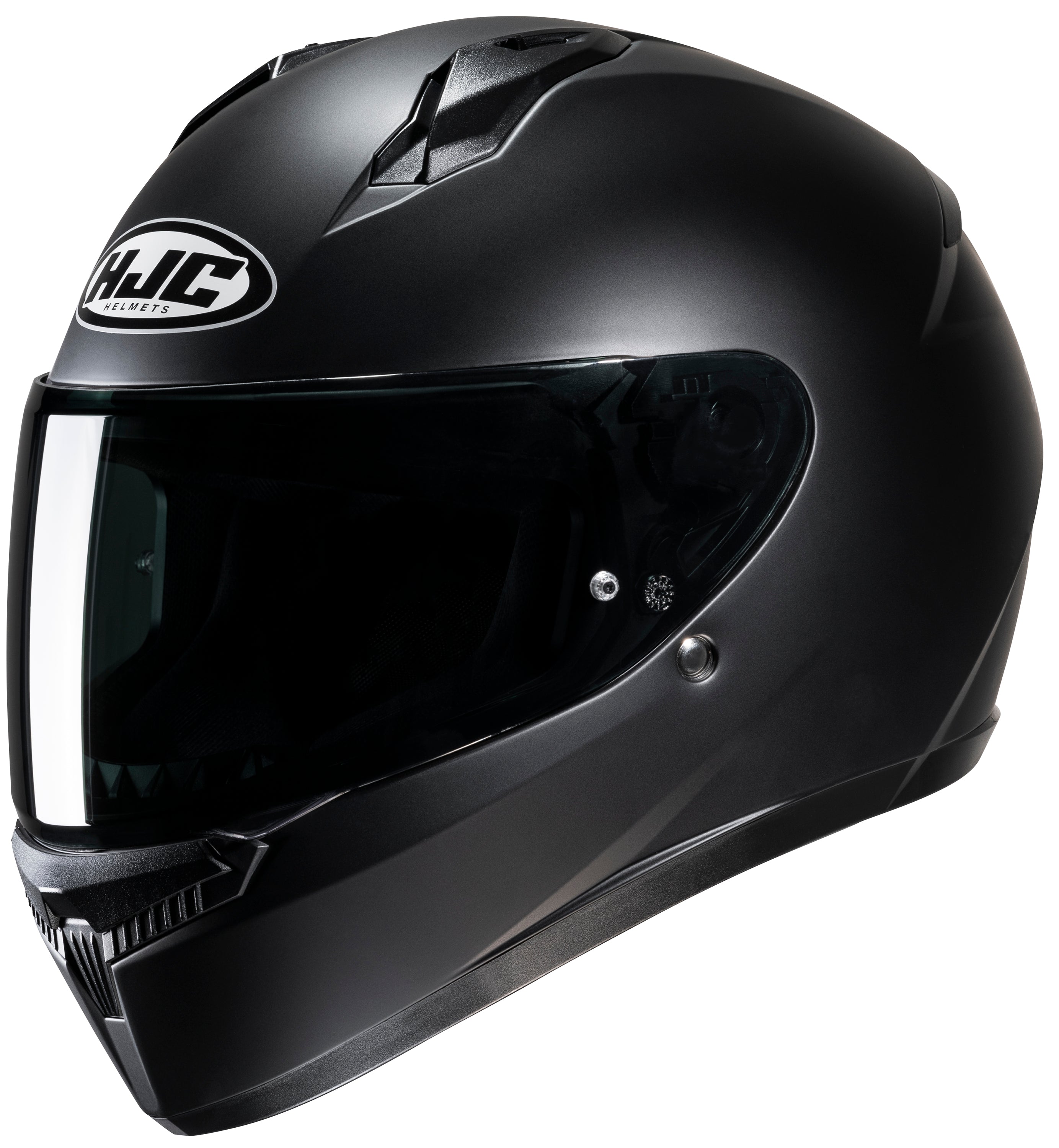 HJC Apparel Semi-Flat Black / Small HJC C10 Street Motorcycle Helmet 0825-0135-04 Jorgensen Powersports