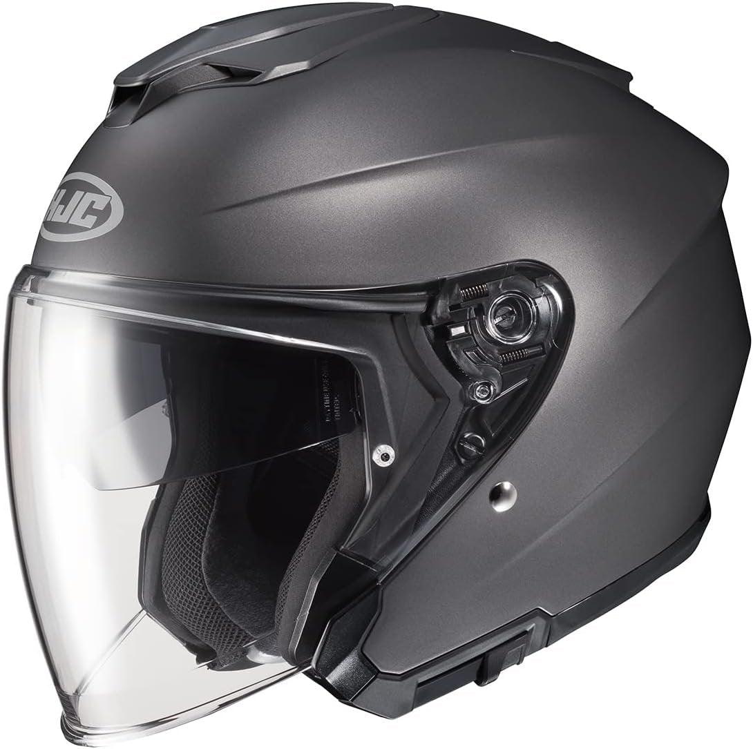 HJC Apparel Semi Flat Titanium / Medium HJC i30 Open Face Helmet 0837-0147-05 190501177919 Jorgensen Powersports