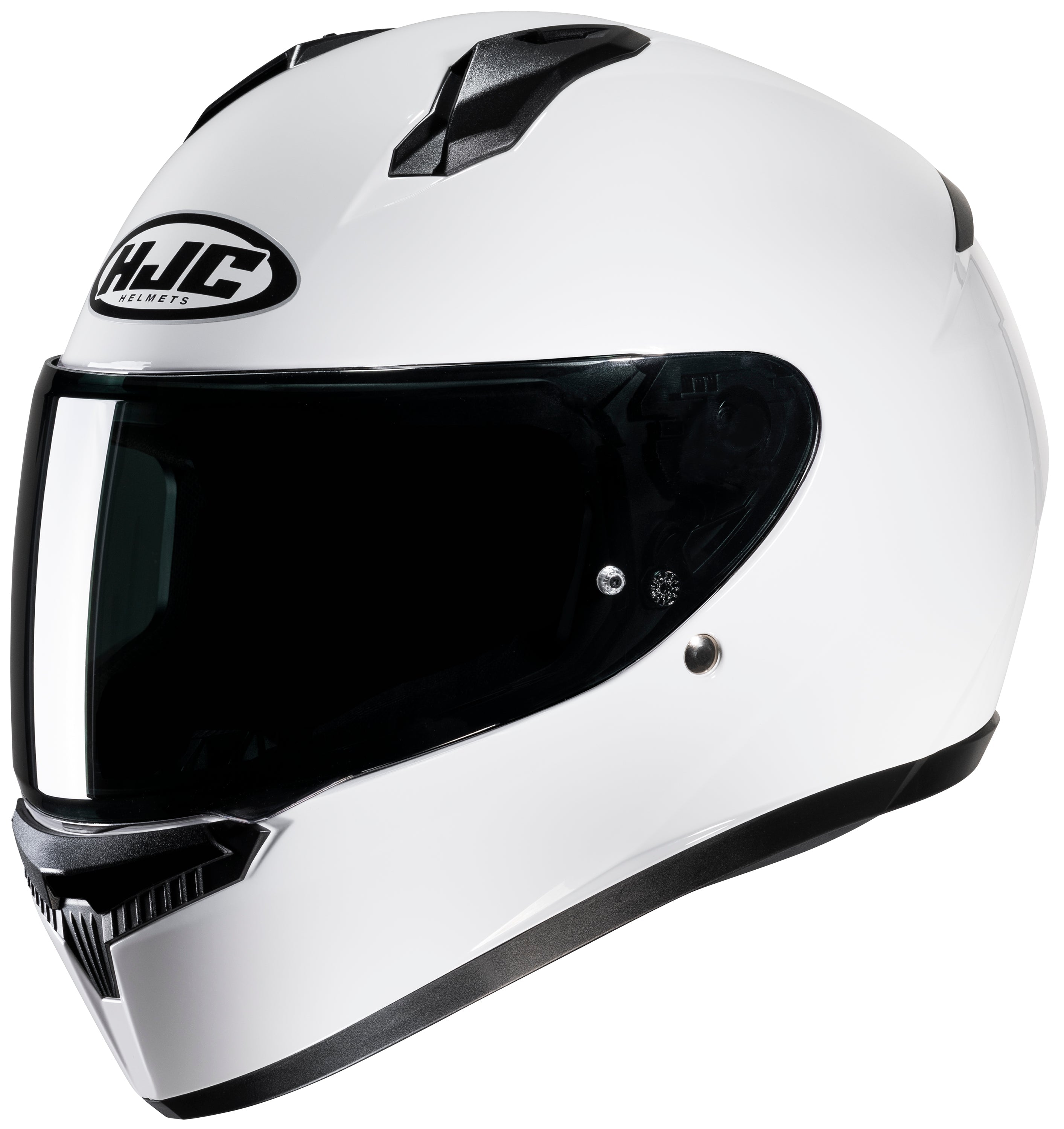 HJC Apparel White / Small HJC C10 Street Motorcycle Helmet 0825-0109-04 Jorgensen Powersports