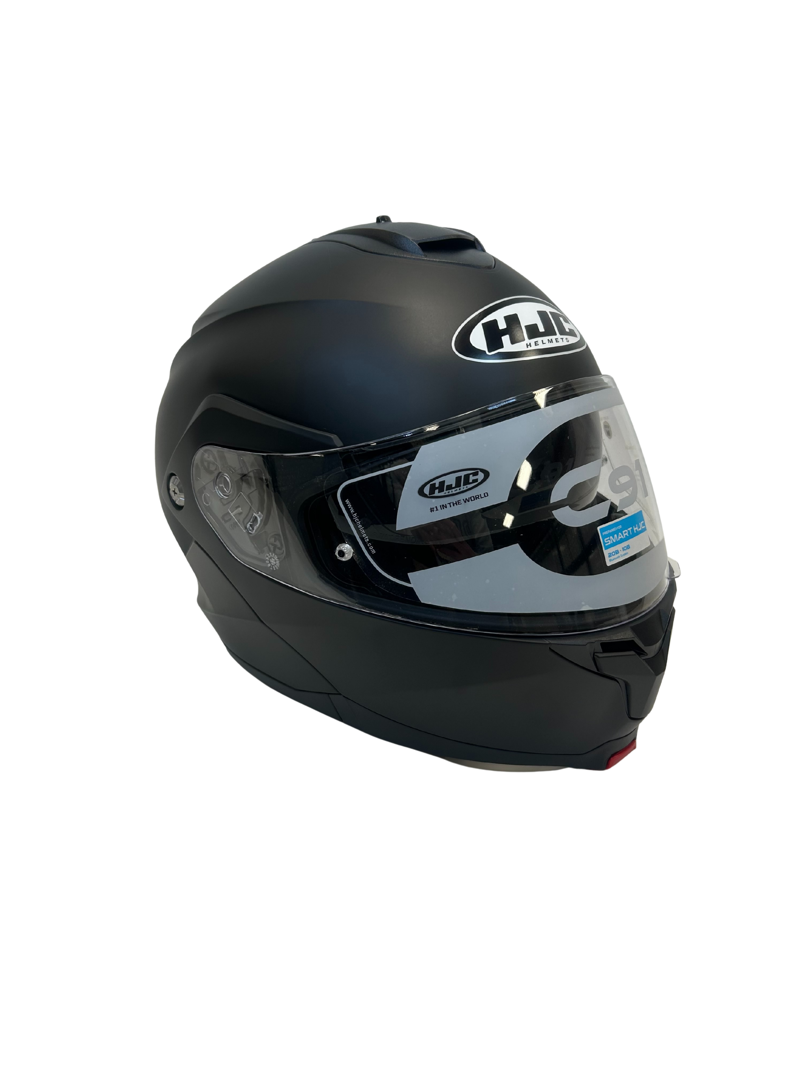 HJC helmet HJC C91 Modular Helmet Matte Black Size Medium USED 0847-0135-05 U1 Jorgensen Powersports