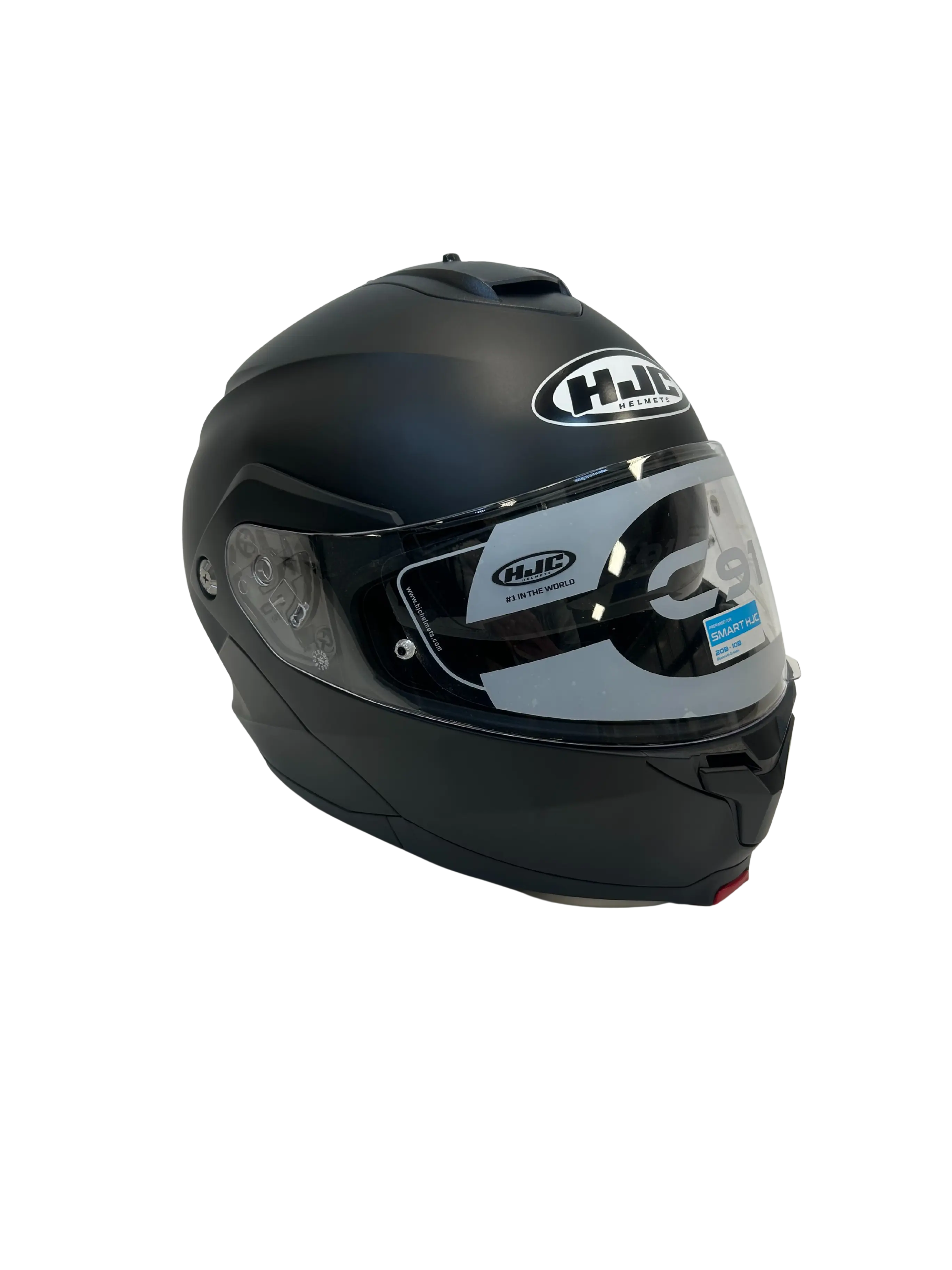 HJC helmet HJC C91 Modular Helmet Matte Black Size Medium USED 0847-0135-05 U1 Jorgensen Powersports