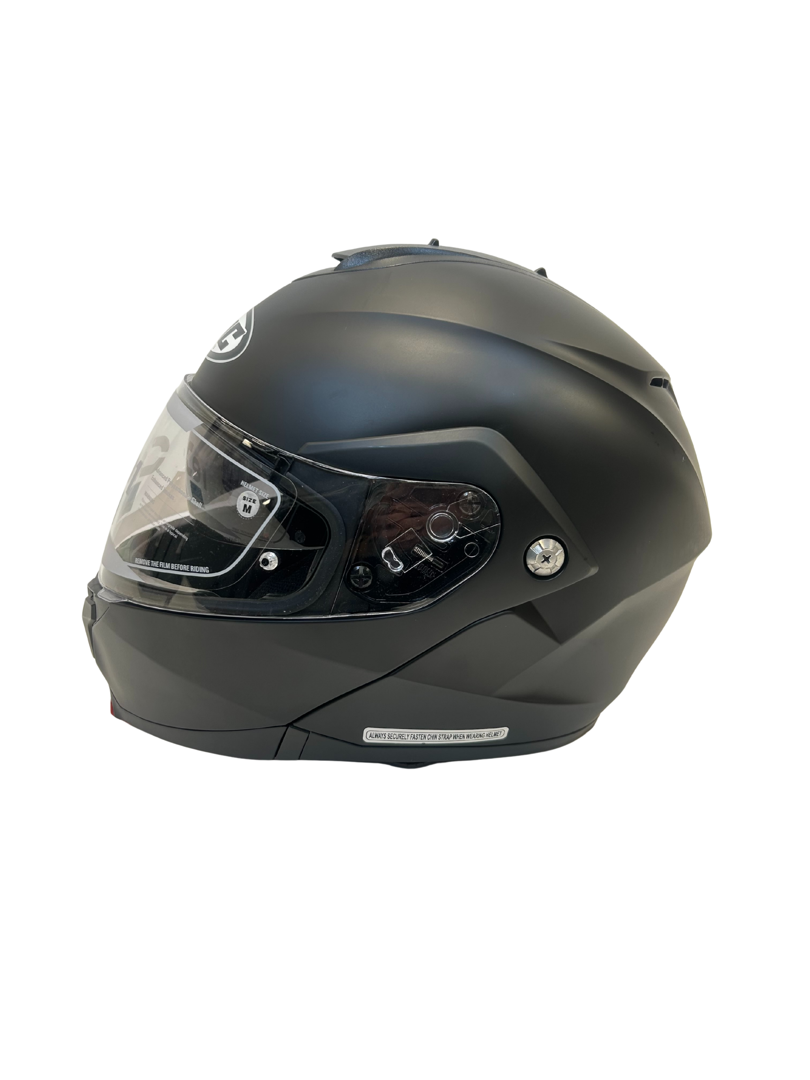 HJC helmet HJC C91 Modular Helmet Matte Black Size Medium USED 0847-0135-05 U1 Jorgensen Powersports