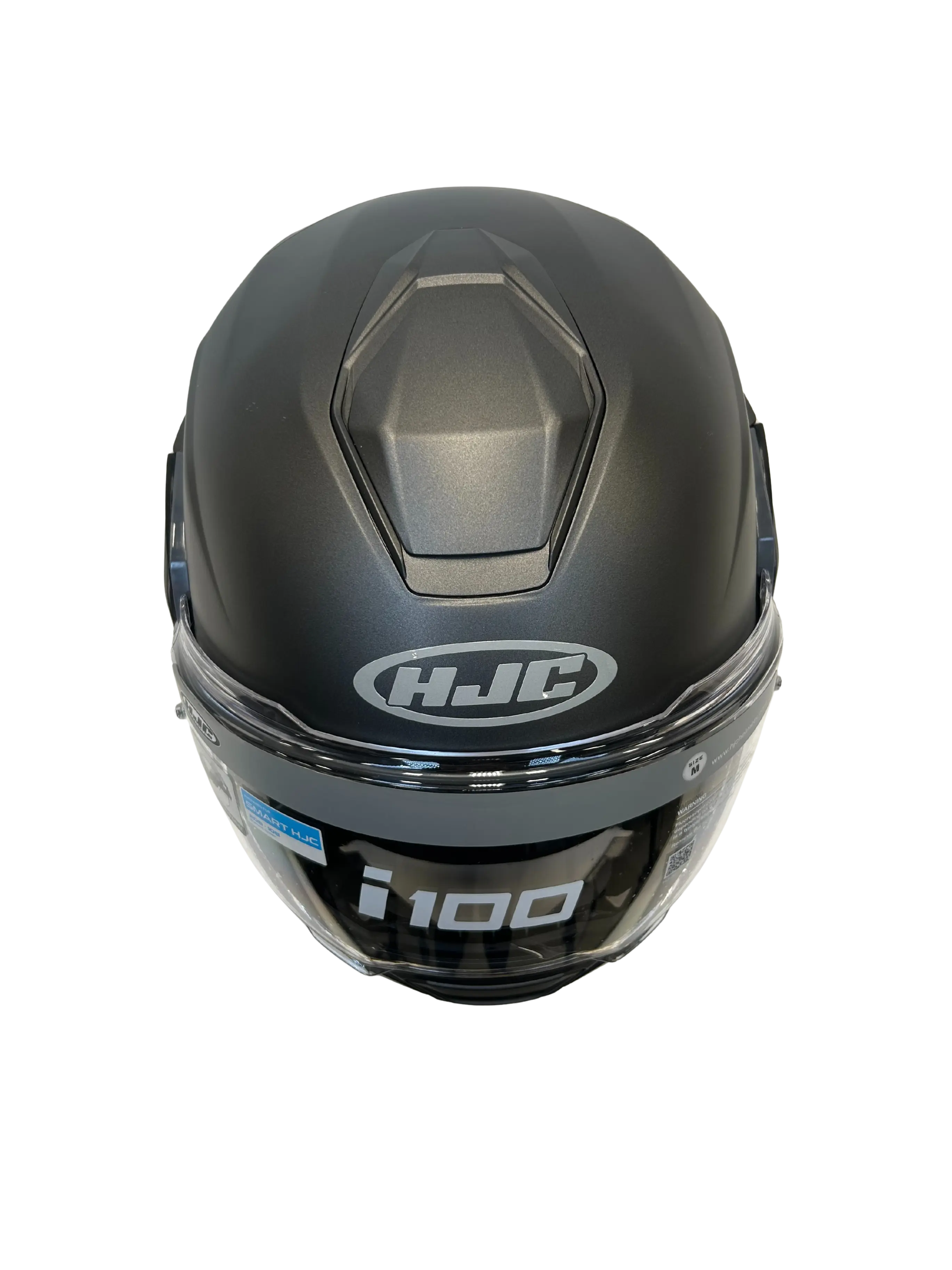 HJC helmet HJC i100 Helmet Flat Titanium Size Medium USED 0811-0147-05 U Jorgensen Powersports