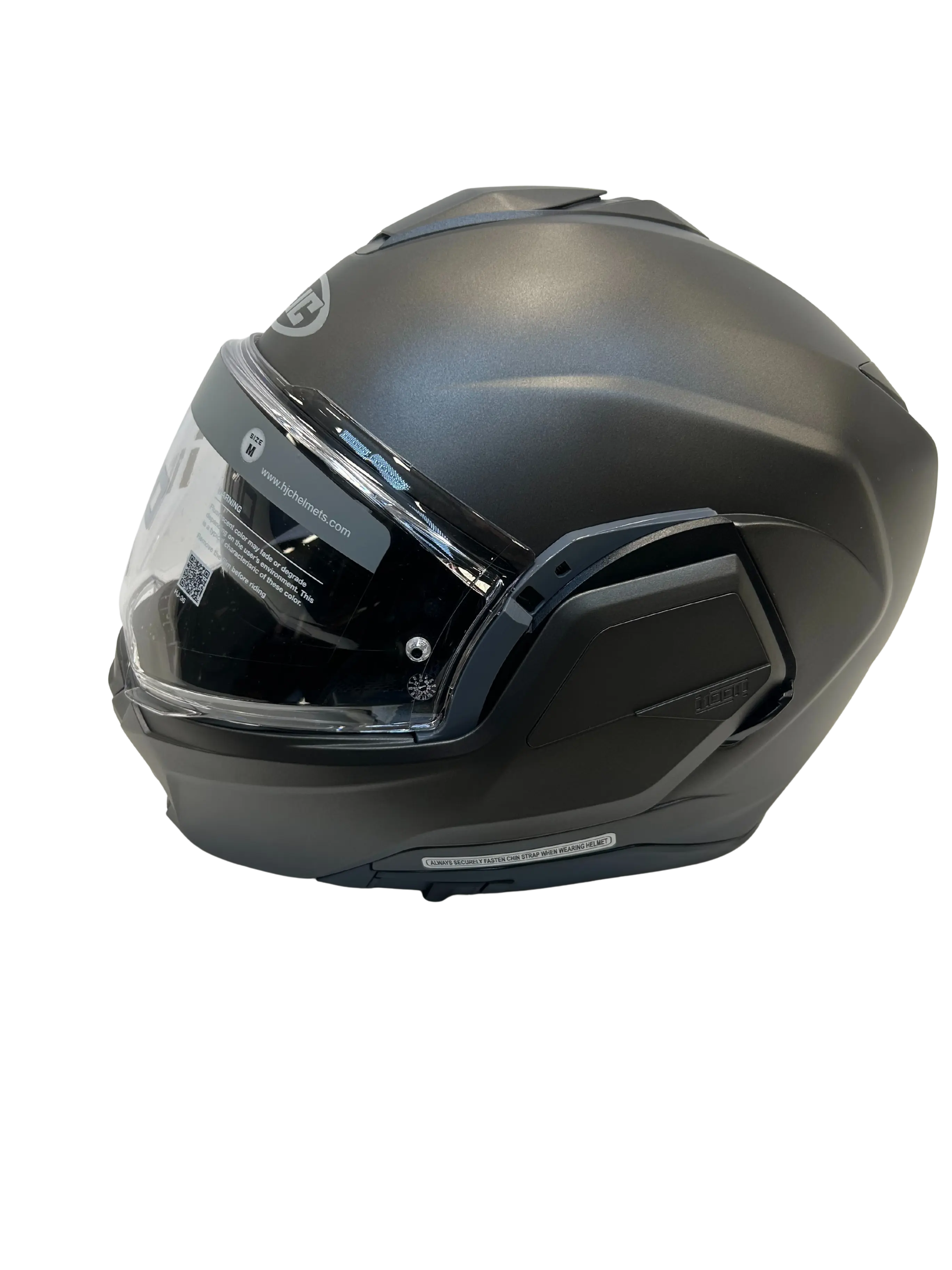 HJC helmet HJC i100 Helmet Flat Titanium Size Medium USED 0811-0147-05 U Jorgensen Powersports