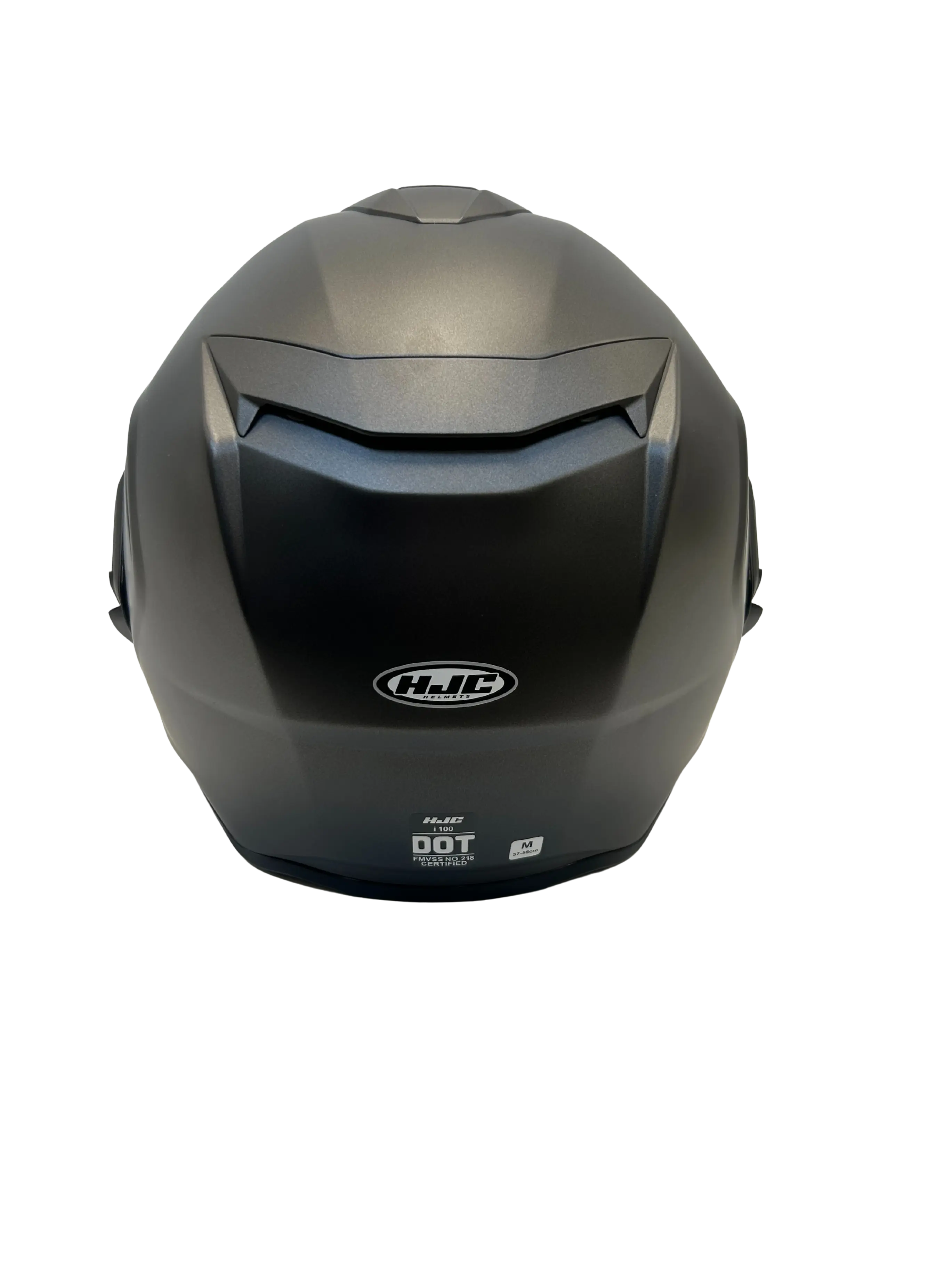 HJC helmet HJC i100 Helmet Flat Titanium Size Medium USED 0811-0147-05 U Jorgensen Powersports