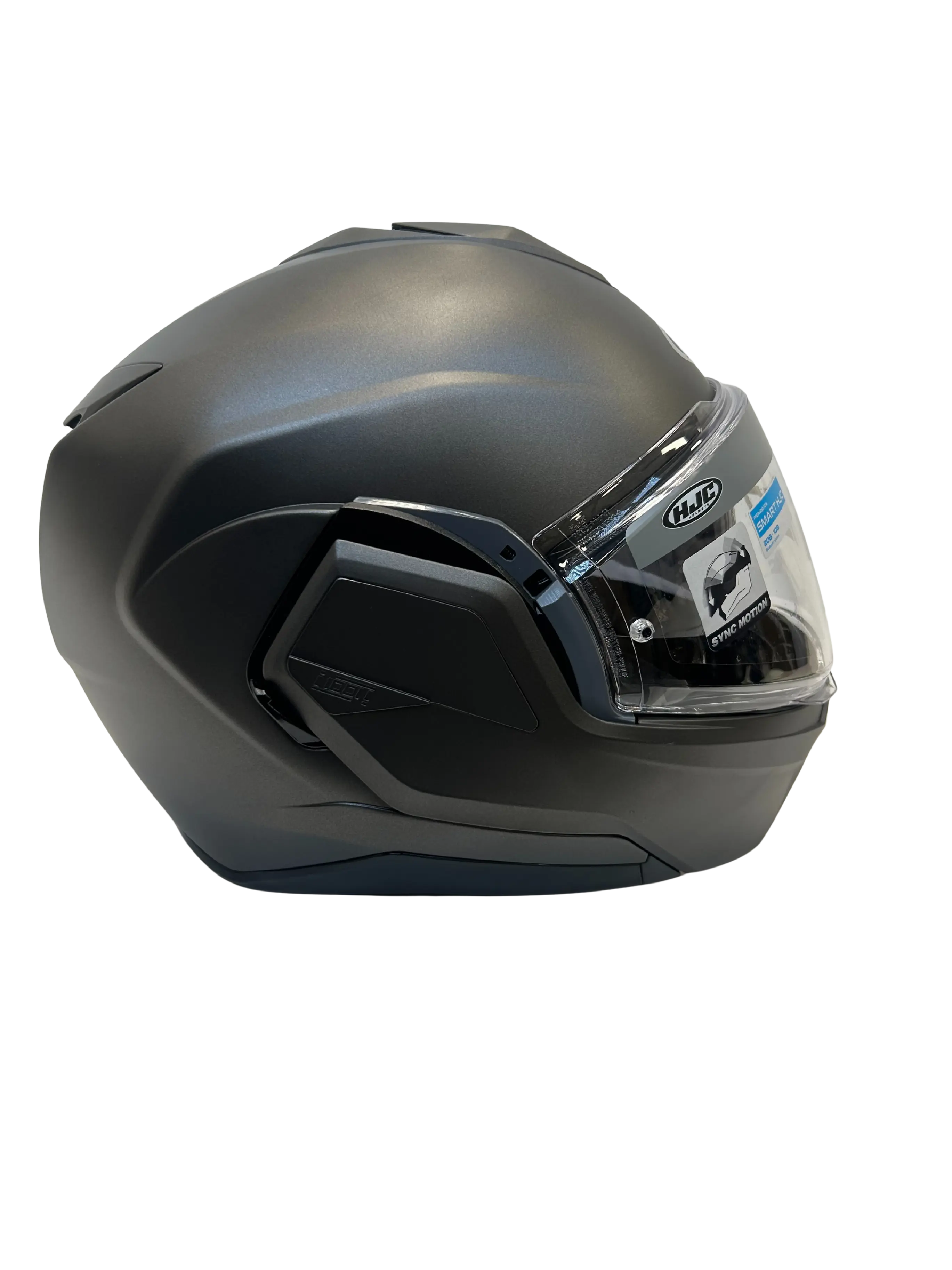 HJC helmet HJC i100 Helmet Flat Titanium Size Medium USED 0811-0147-05 U Jorgensen Powersports