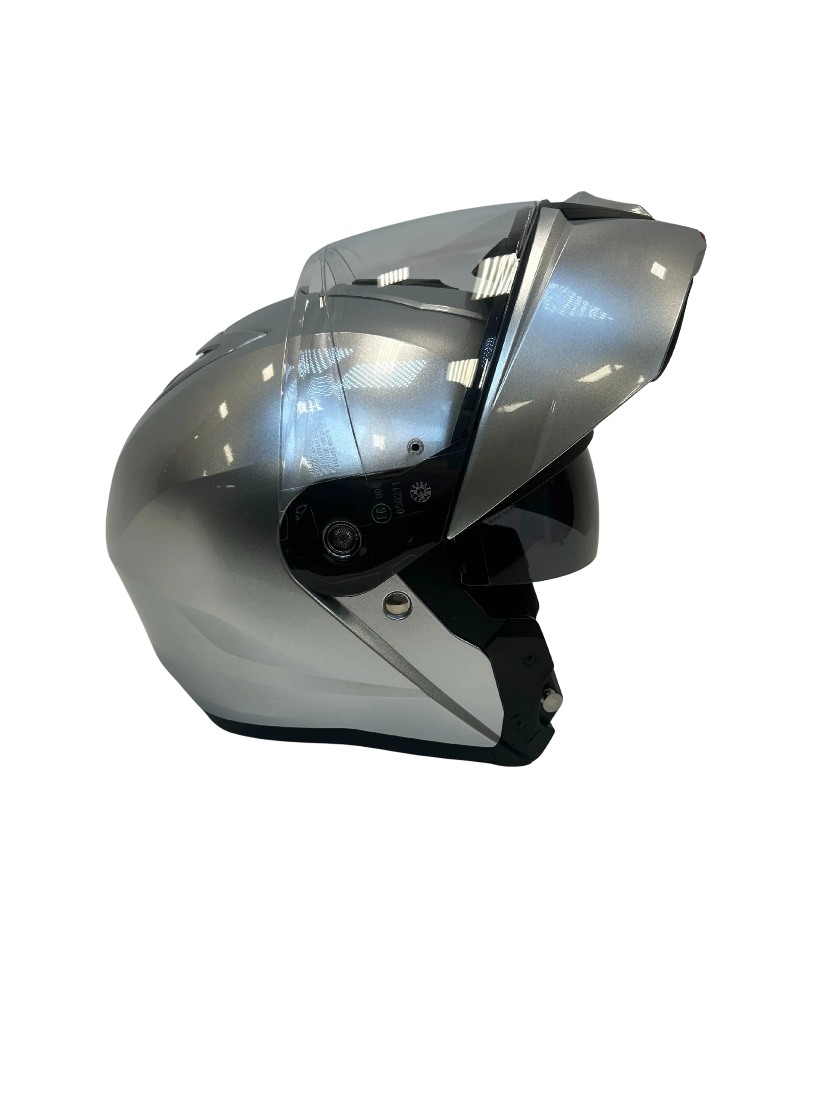 HJC helmet HJC i90 Street Helmet Silver Size Small USED 0843-0107-04 U Jorgensen Powersports