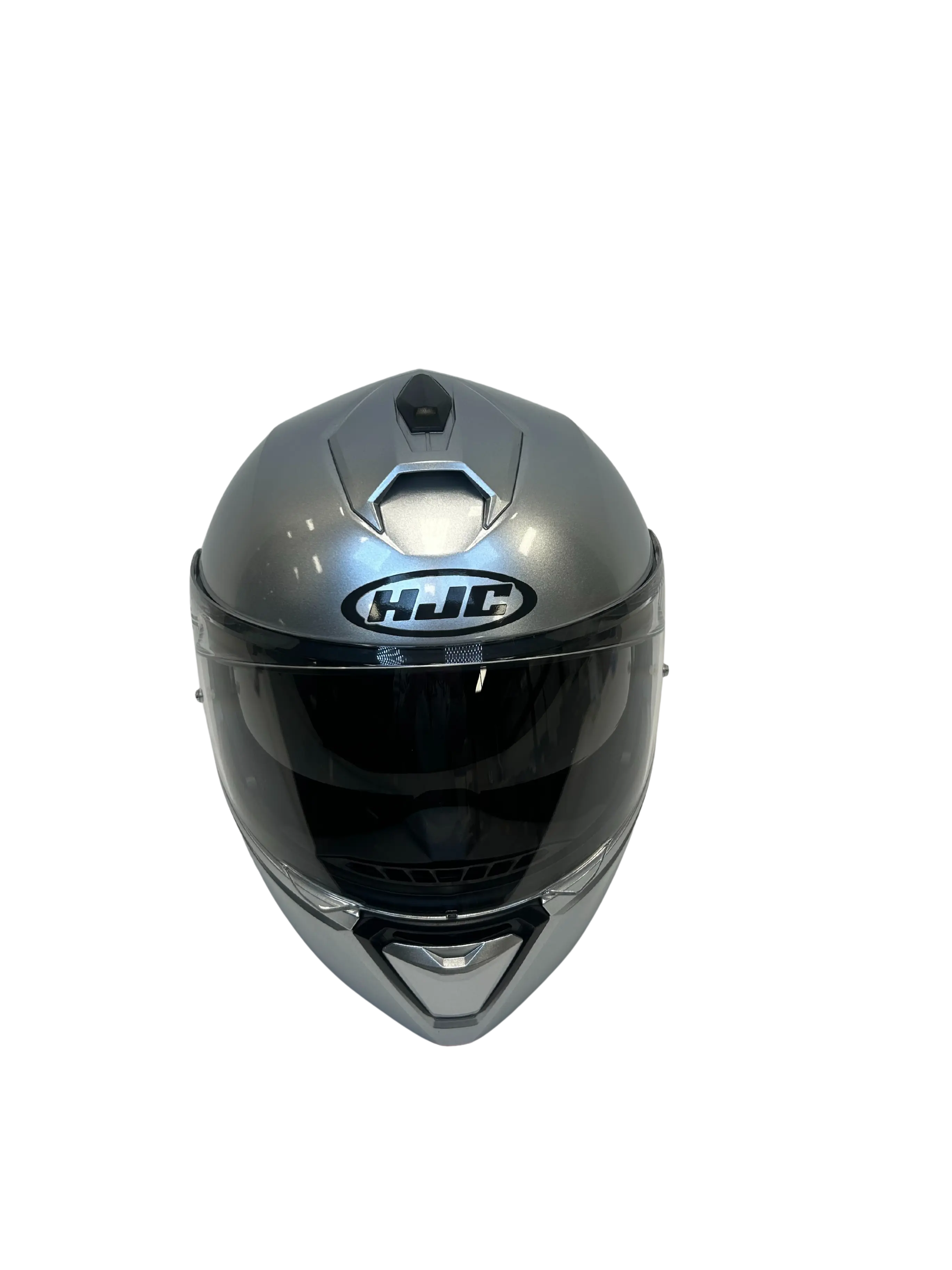 HJC helmet HJC i90 Street Helmet Silver Size Small USED 0843-0107-04 U Jorgensen Powersports