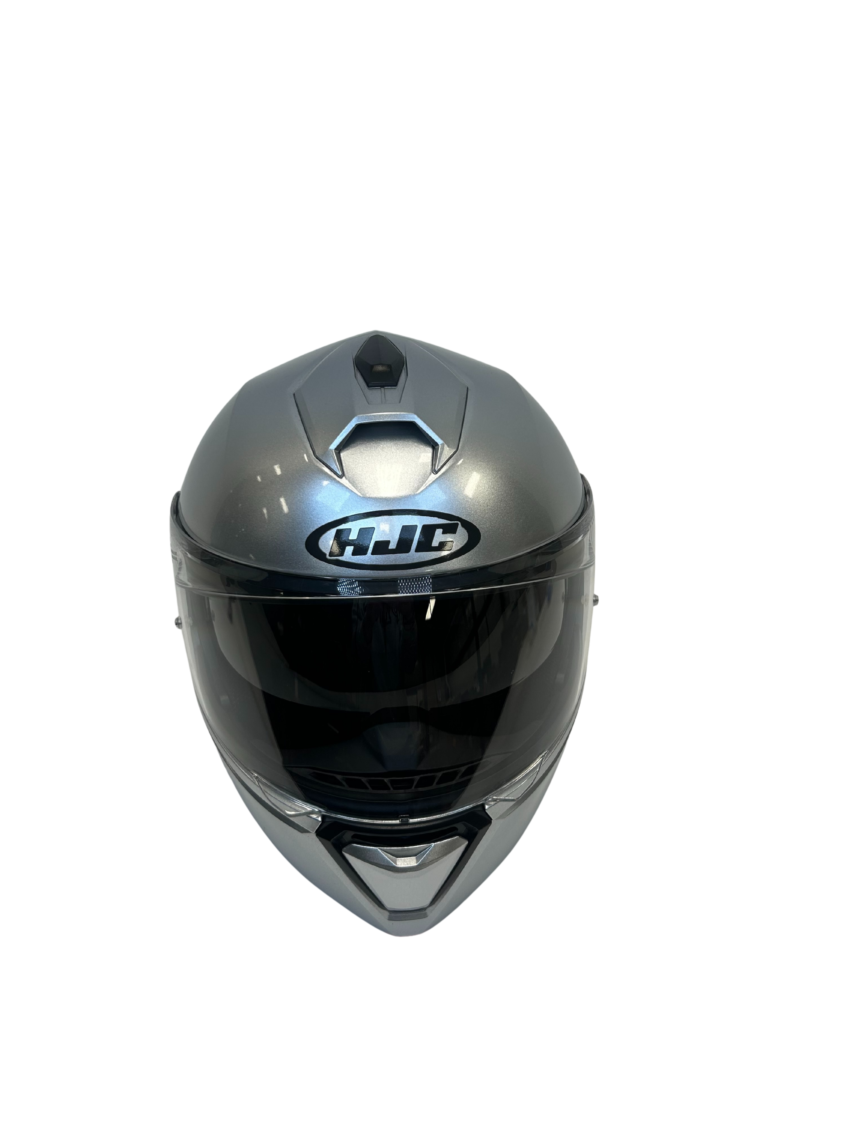 HJC helmet HJC i90 Street Helmet Silver Size Small USED 0843-0107-04 U Jorgensen Powersports