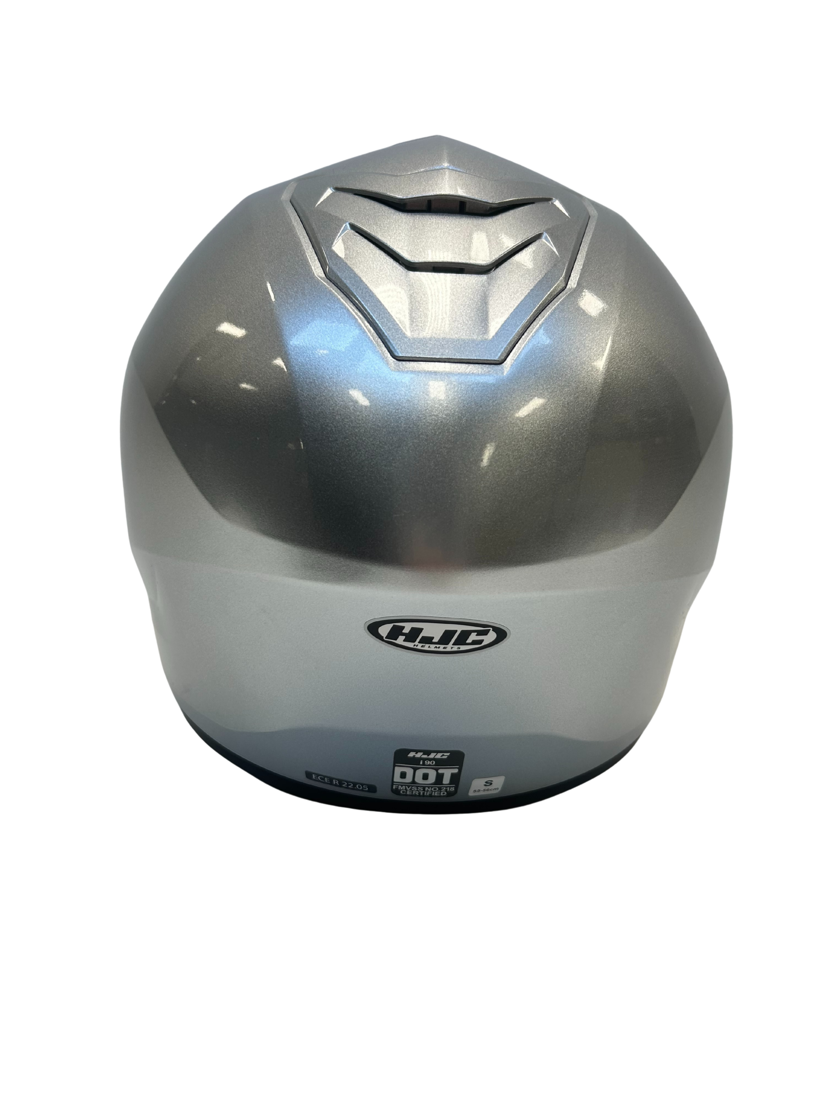 HJC helmet HJC i90 Street Helmet Silver Size Small USED 0843-0107-04 U Jorgensen Powersports