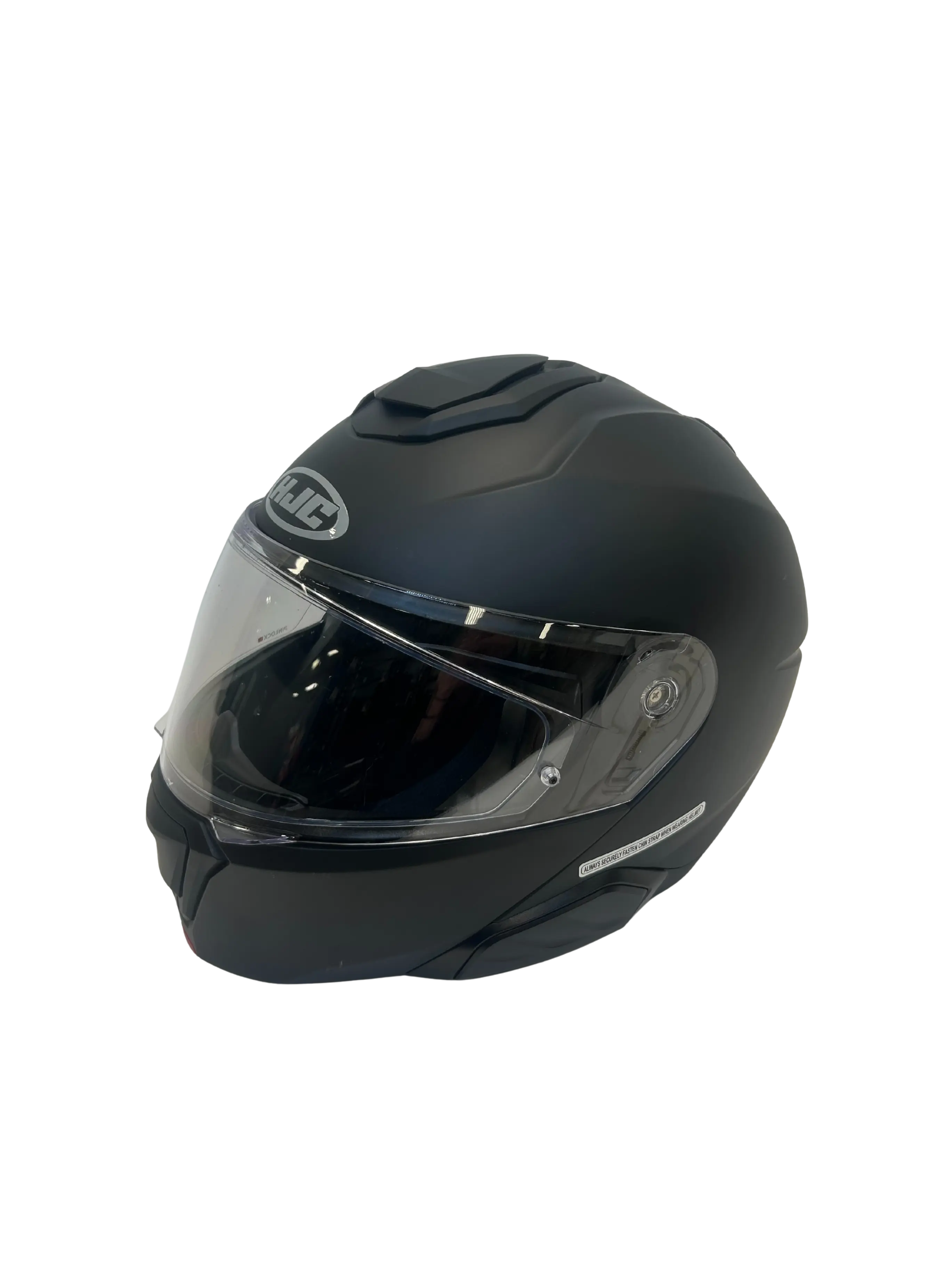 HJC helmet HJC i91 Modular Street Motorcycle Helmet Matte Black Size XL USED 0848-0135-07 U Jorgensen Powersports