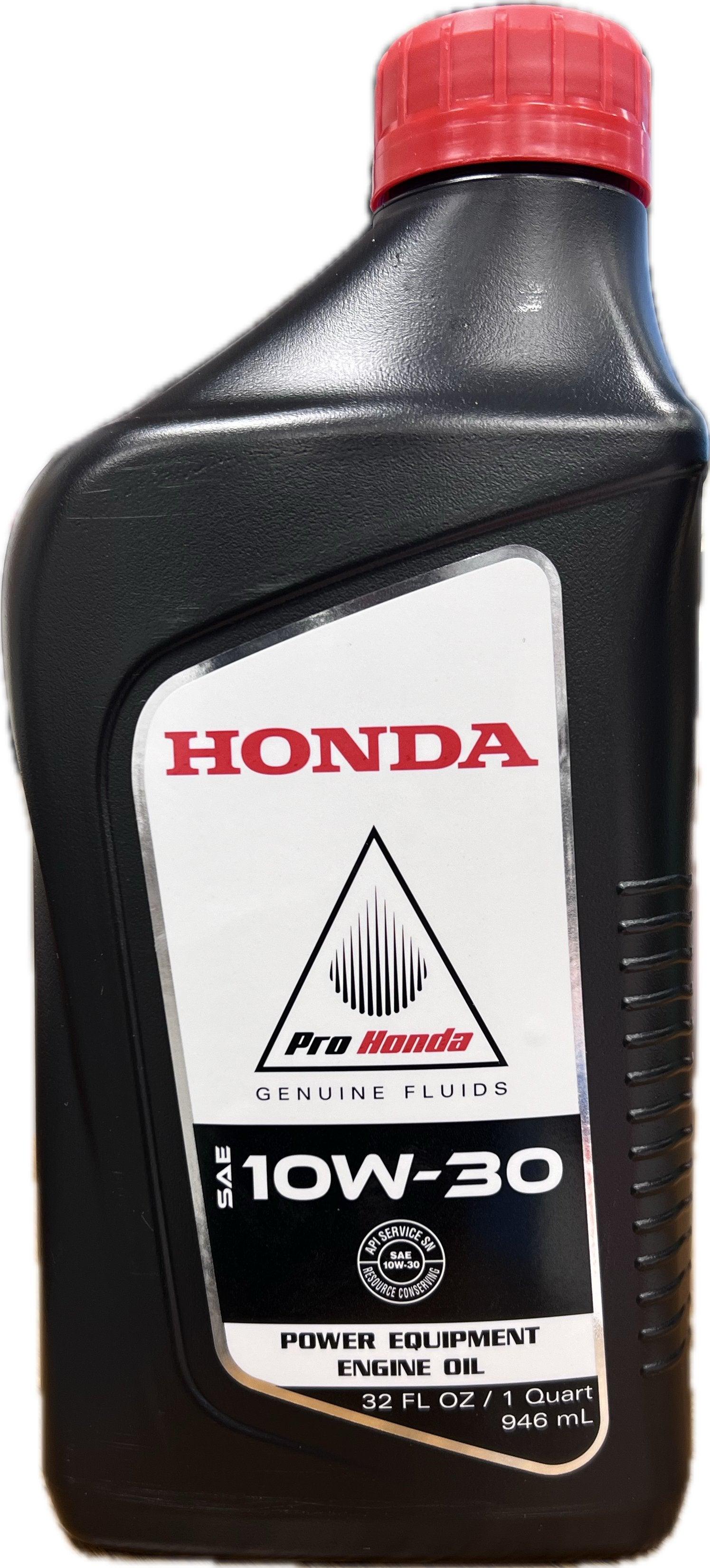 Honda Automotive Parts and Accessories Honda 10w/30 Oil - 1 Quart 08207-10W30 786102002578 Jorgensen Powersports