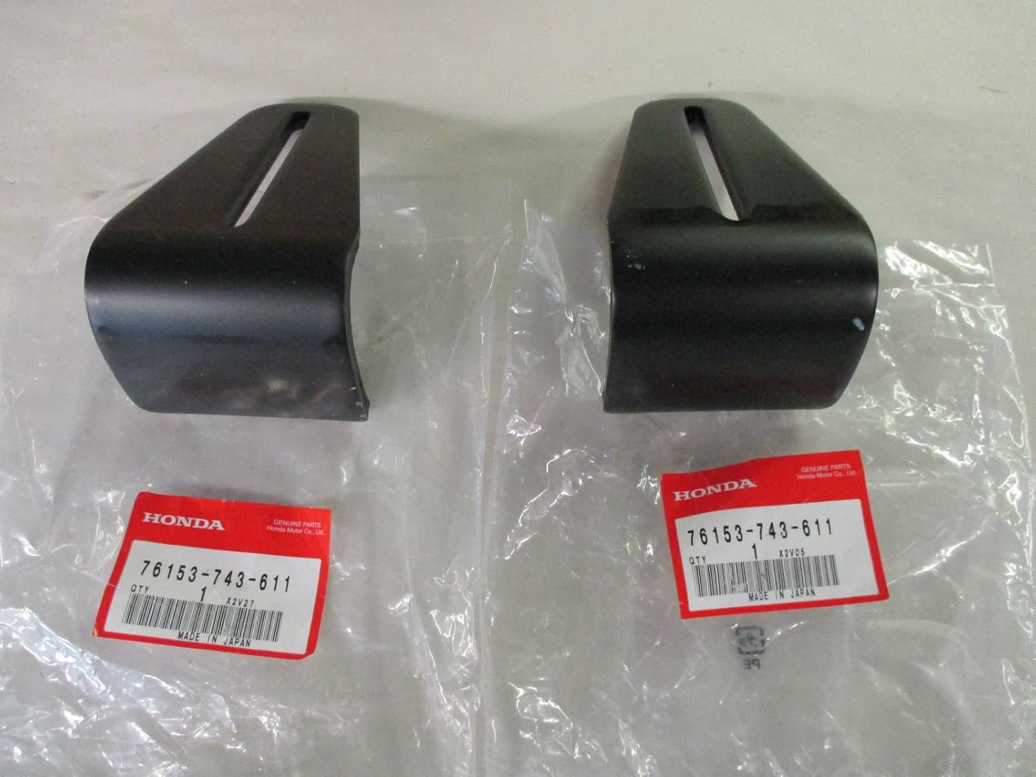 Honda Automotive Parts and Accessories Honda 2 Pack OEM 76153-743-611 Auger Skid HS1132 HS522 HS622 HS624 HS724 HS828 76153-743-611 X2 Jorgensen Powersports