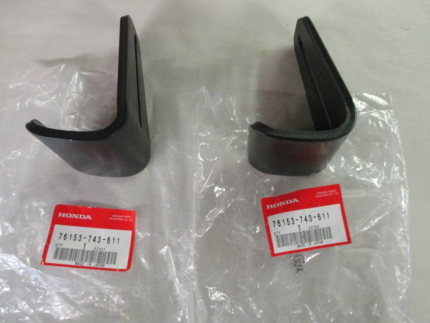 Honda Automotive Parts and Accessories Honda 2 Pack OEM 76153-743-611 Auger Skid HS1132 HS522 HS622 HS624 HS724 HS828 76153-743-611 X2 Jorgensen Powersports